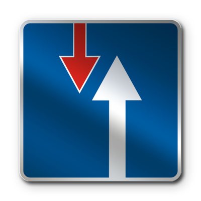 Знак «Перевага перед зустрічним рухом» (2.6 згідно з ДСТУ 4100:2021) RS2060-1-03 фото