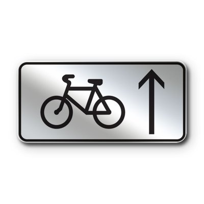 Знак «Напрямок руху велосипедистів» (7.29.1 згідно з ДСТУ 4100:2021) RS7291-1-03 фото