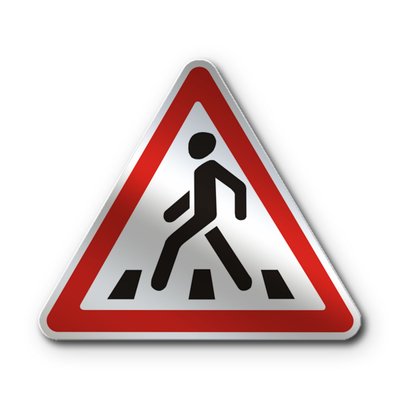 Знак «Пішохідний перехід» (1.32 згідно з ДСТУ 4100:2021) RS1320-1-03 фото
