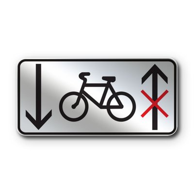 Знак «Напрямок руху велосипедистів» (7.29.3 згідно з ДСТУ 4100:2021) RS7293-1-03 фото