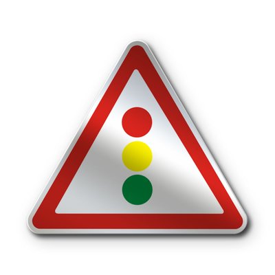 Знак «Світлофорне регулювання» (1.24 згідно з ДСТУ 4100:2021) RS1240-1-03 фото