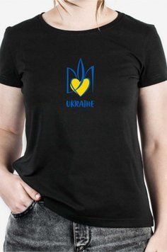 Футболка жіноча BingoSmart "Воля" S Чорна 50822642 фото