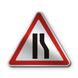 Знак «Звуження дороги» (1.5.2 згідно з ДСТУ 4100:2021) RS1052-1-03 фото 1