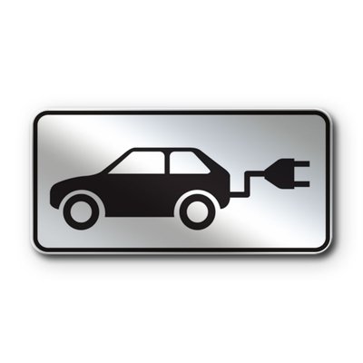 Знак «Місце для зарядки електроавтомобілів» (7.23 згідно з ДСТУ 4100:2021) RS7230-1-03 фото